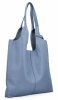 Bőr táska shopper bag Vittoria Gotti kék 165